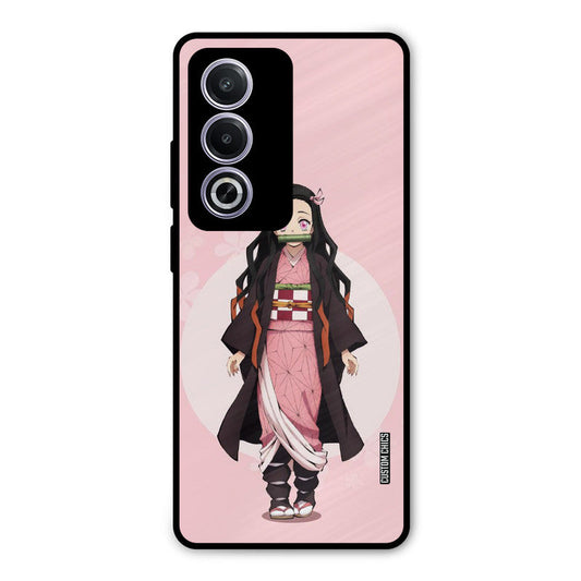 Cute Nezuko Oppo K12x Mobile Back Cover - Anime PrintShield Case