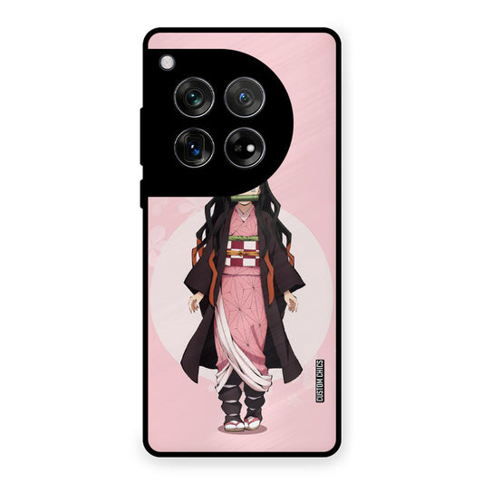 Cute Nezuko OnePlus 12 Mobile Back Cover - Anime PrintShield Case