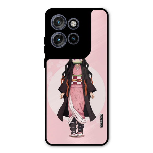 Cute Nezuko Motorola Edge 50 Neo Mobile Back Cover - Anime PrintShield Case