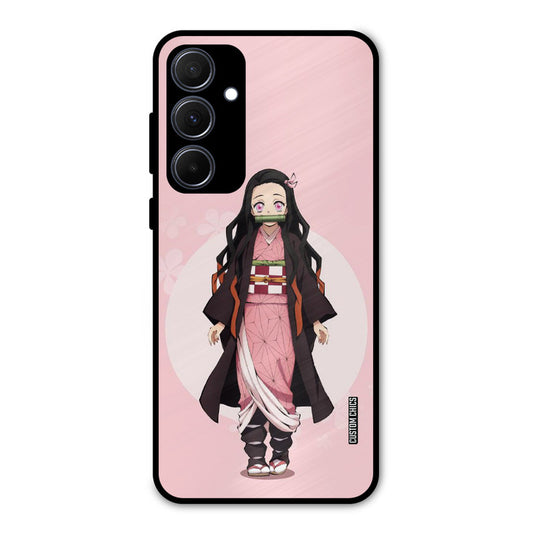 Cute Nezuko Samsung Galaxy A35 5G Mobile Back Cover - Anime PrintShield Case