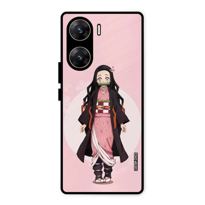 Cute Nezuko Vivo V29e Mobile Back Cover - Anime PrintShield Case