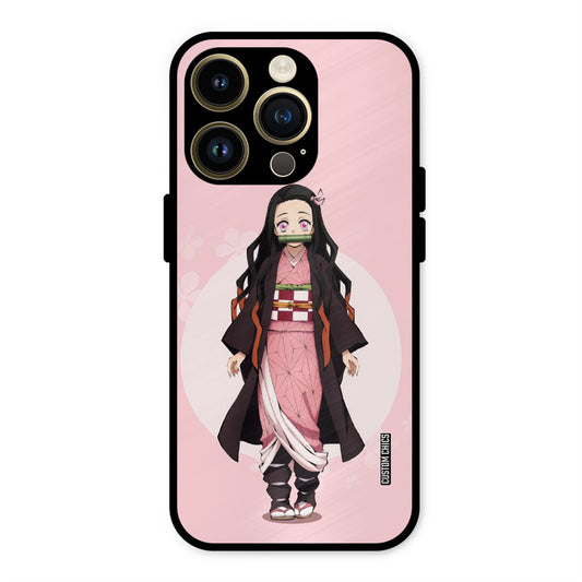 Cute Nezuko iPhone 14 Pro Mobile Back Cover - Anime PrintShield Case