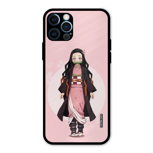 Cute Nezuko iPhone 12 Pro Mobile Back Cover - Anime PrintShield Case