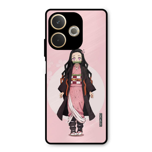 Cute Nezuko Oppo A5 Pro Mobile Back Cover - Anime PrintShield Case