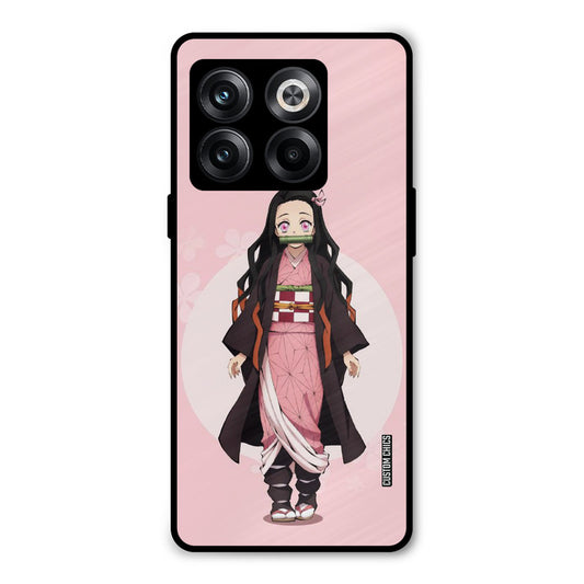 Cute Nezuko Oneplus 10T Mobile Back Cover - Anime PrintShield Case