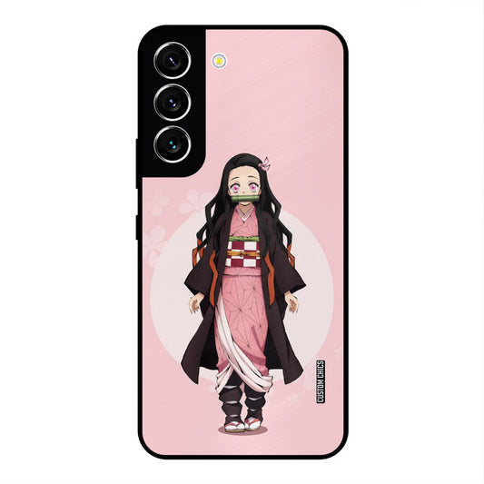 Cute Nezuko Samsung Galaxy S22 Mobile Back Cover - Anime PrintShield Case