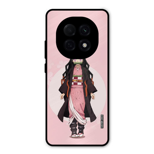 Cute Nezuko Oppo F29 Pro Mobile Back Cover - Anime PrintShield Case