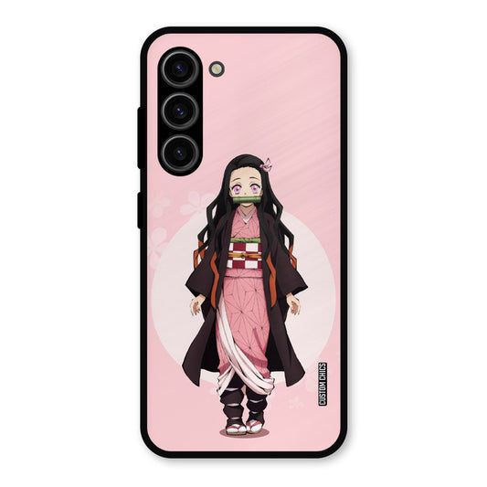 Cute Nezuko Samsung Galaxy S23 Mobile Back Cover - Anime PrintShield Case