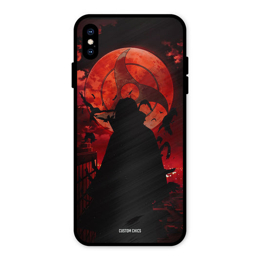Dark Itachi iPhone XS Max Mobile Back Cover - Anime PrintShield Case