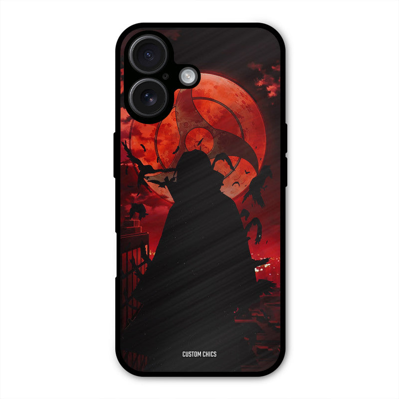 Dark Itachi iPhone 16 Mobile Back Cover - Anime PrintShield Case
