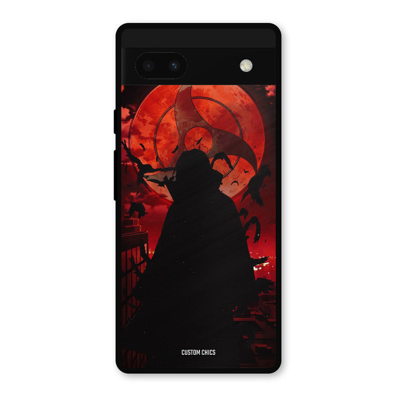 Dark Itachi Google Pixel 6a Mobile Back Cover - Anime PrintShield Case