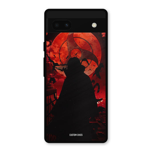 Dark Itachi Google Pixel 6a Mobile Back Cover - Anime PrintShield Case