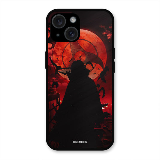 Dark Itachi iPhone 15 Plus Mobile Back Cover - Anime PrintShield Case