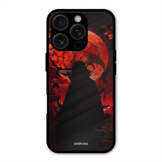 Dark Itachi iPhone 16 Pro Max Mobile Back Cover - Anime PrintShield Case