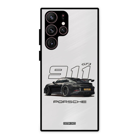 Dark Night Supercar Samsung Galaxy S22 Ultra Mobile Back Cover - Car&Bike PrintShield Case