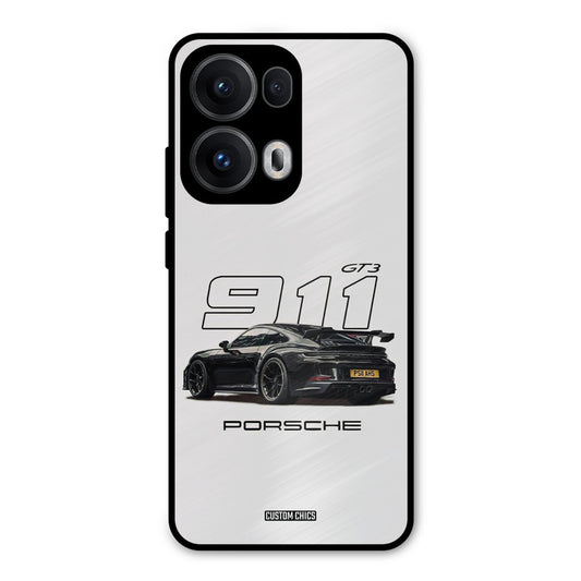 Dark Night Supercar Oppo Reno 13 Pro 5G Mobile Back Cover - Car&Bike PrintShield Case