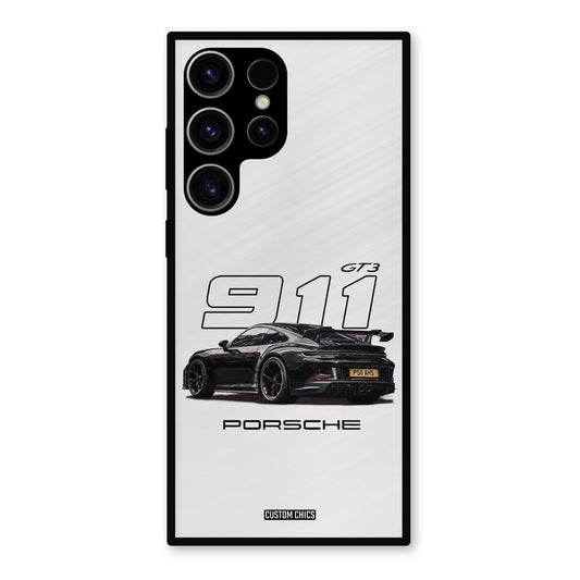 Dark Night Supercar Samsung Galaxy S23 Ultra Mobile Back Cover - Car&Bike PrintShield Case