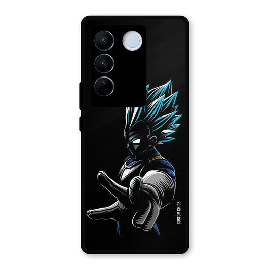 Dark Vegeta Vivo V27 Pro Mobile Back Cover - Anime PrintShield Case