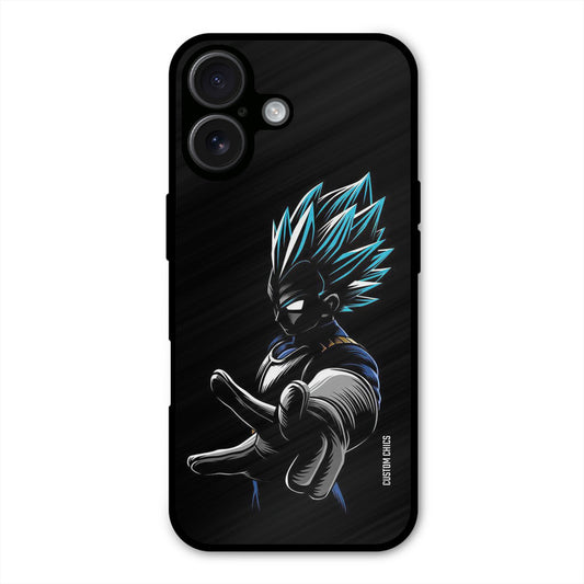 Dark Vegeta iPhone 16 Mobile Back Cover - Anime PrintShield Case