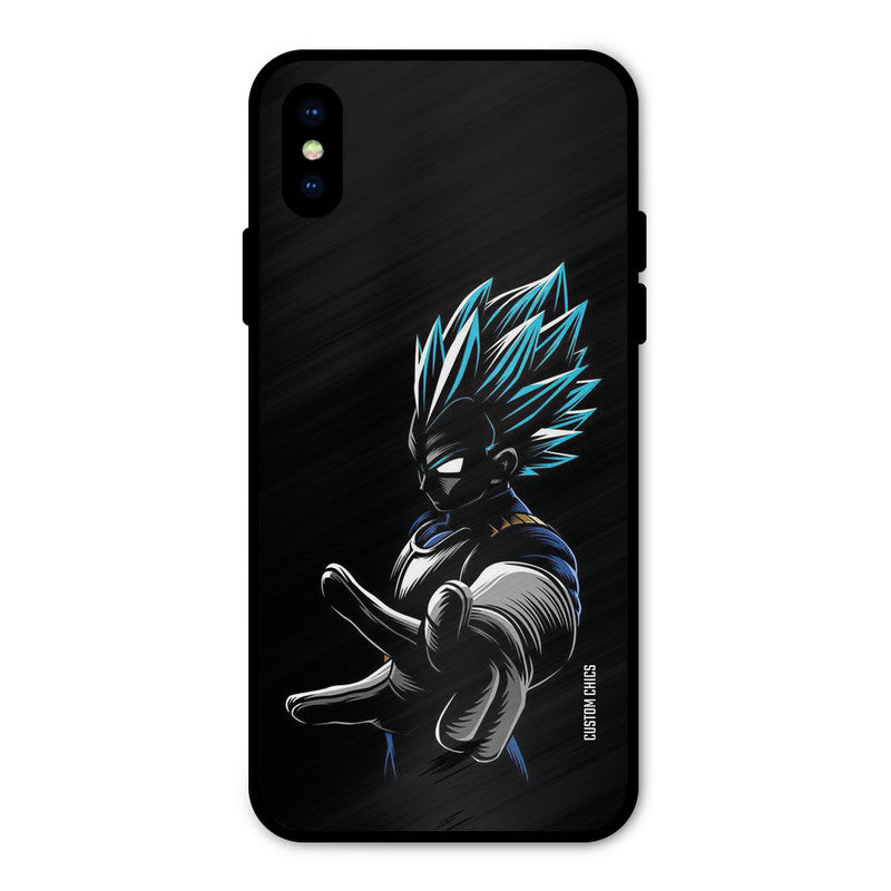 Dark Vegeta iPhone X Mobile Back Cover - Anime PrintShield Case