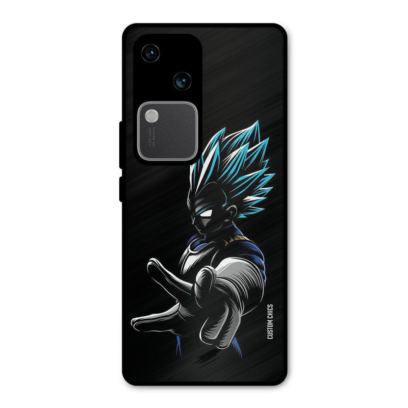 Dark Vegeta Vivo V30 Mobile Back Cover - Anime PrintShield Case