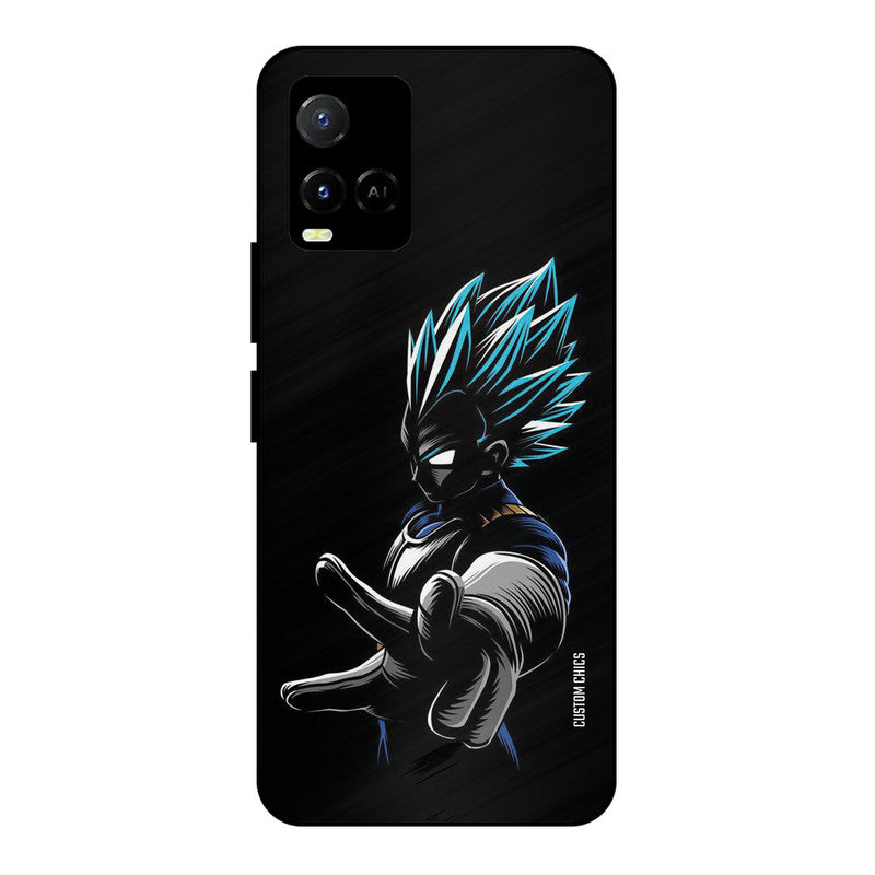 Dark Vegeta Vivo Y33s Mobile Back Cover - Anime PrintShield Case