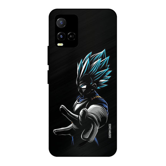 Dark Vegeta Vivo Y33s Mobile Back Cover - Anime PrintShield Case