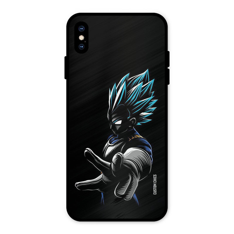 Dark Vegeta iPhone XS Max Mobile Back Cover - Anime PrintShield Case