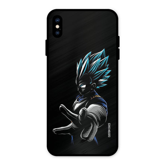 Dark Vegeta iPhone XS Max Mobile Back Cover - Anime PrintShield Case