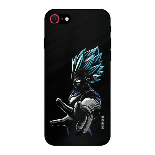 Dark Vegeta iPhone SE 2020 Mobile Back Cover - Anime PrintShield Case