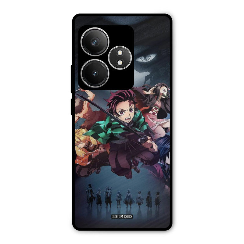 Demon Slayer Corp Realme GT 6T Mobile Back Cover - Anime PrintShield Case