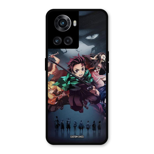 Demon Slayer Corp OnePlus 10R Mobile Back Cover - Anime PrintShield Case