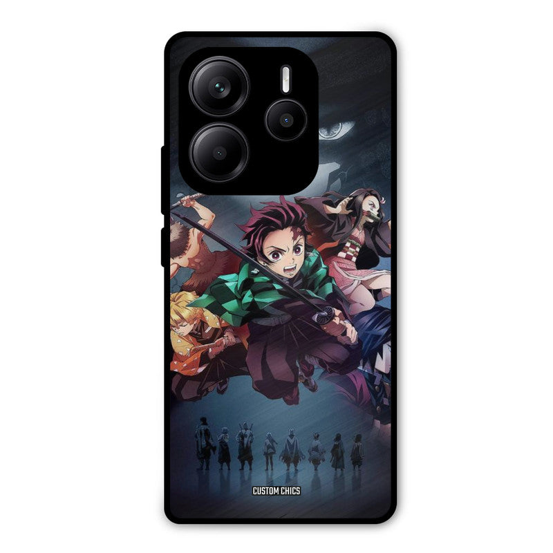 Demon Slayer Corp Redmi Note 14 Mobile Back Cover - Anime PrintShield Case