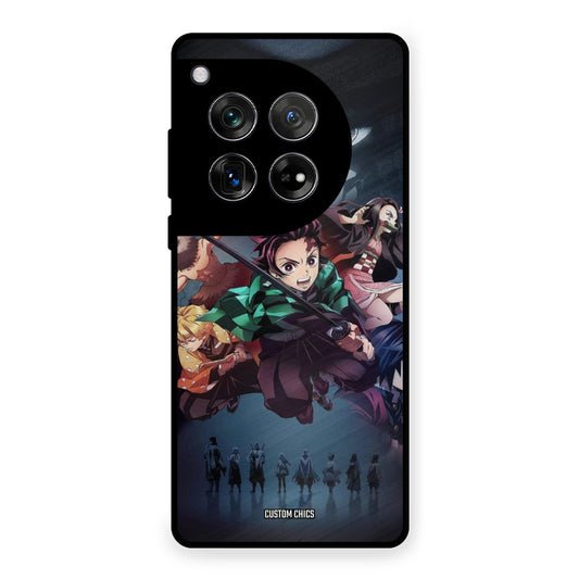 Demon Slayer Corp OnePlus 12 Mobile Back Cover - Anime PrintShield Case