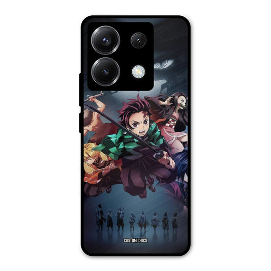 Demon Slayer Corp Poco X6 Mobile Back Cover - Anime PrintShield Case