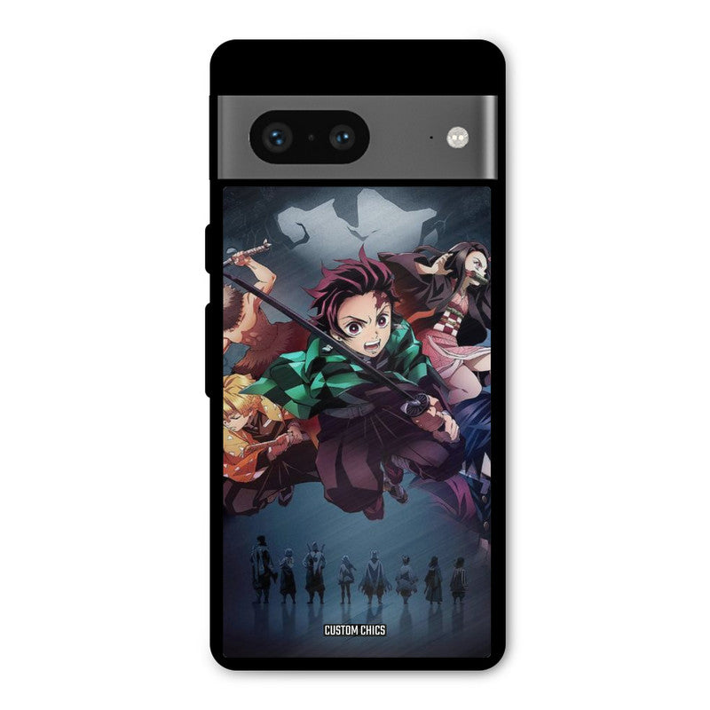 Demon Slayer Corp Google Pixel 7 Mobile Back Cover - Anime PrintShield Case