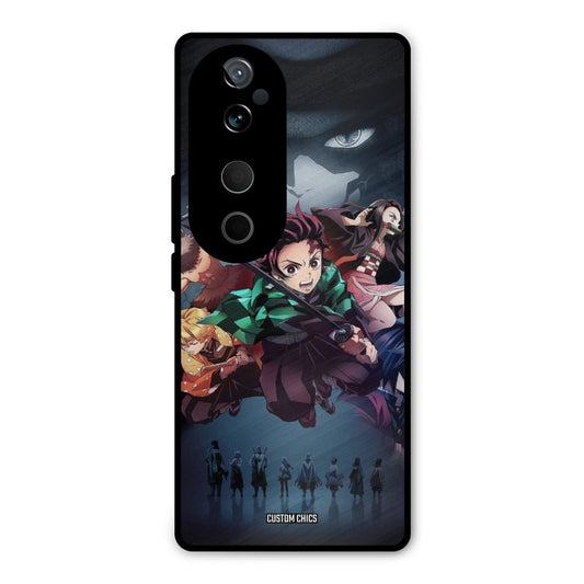 Demon Slayer Corp Vivo V40 Pro Mobile Back Cover - Anime PrintShield Case