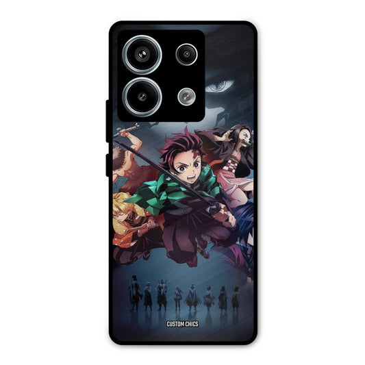 Demon Slayer Corp Redmi Note 13 Pro 5G Mobile Back Cover - Anime PrintShield Case