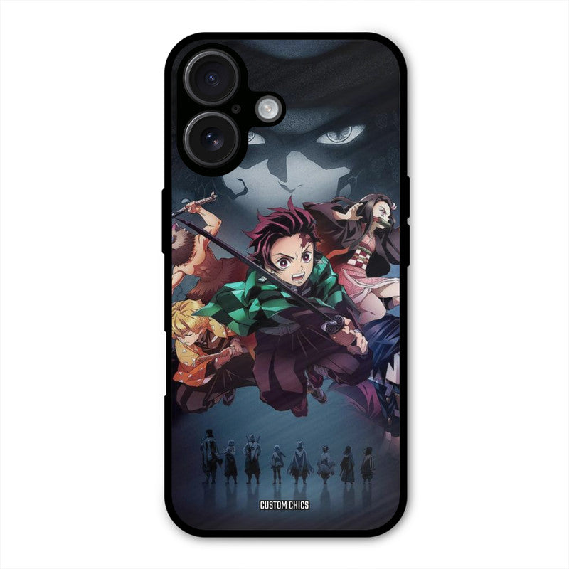 Demon Slayer Corp iPhone 16 Plus Mobile Back Cover - Anime PrintShield Case