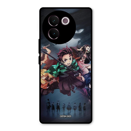 Demon Slayer Corp Vivo V30e Mobile Back Cover - Anime PrintShield Case