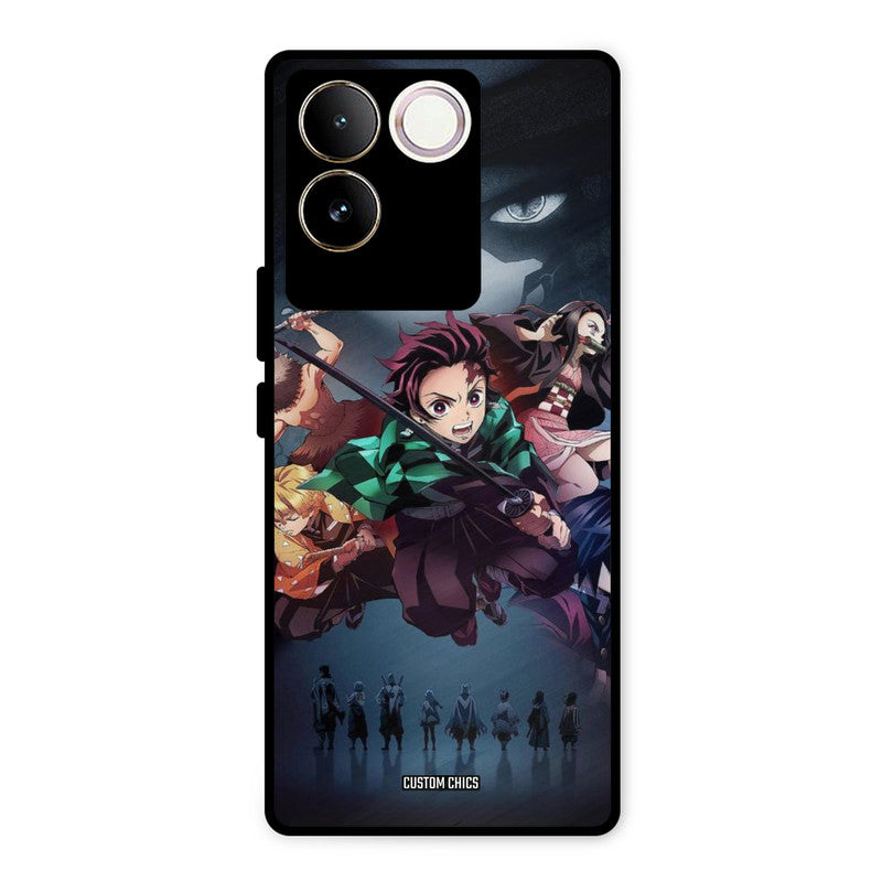 Demon Slayer Corp Vivo T2 Pro Mobile Back Cover - Anime PrintShield Case