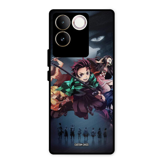 Demon Slayer Corp Vivo T2 Pro Mobile Back Cover - Anime PrintShield Case