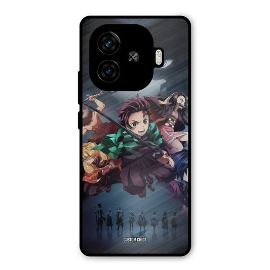 Demon Slayer Corp iQoo Z9 Turbo Mobile Back Cover - Anime PrintShield Case