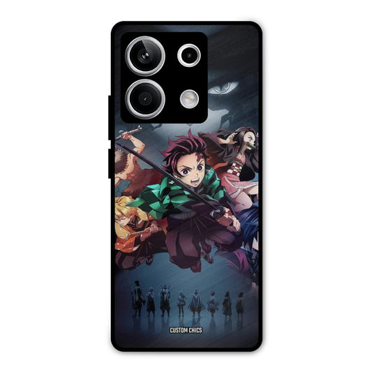 Demon Slayer Corp Redmi Note 13 5G Mobile Back Cover - Anime PrintShield Case