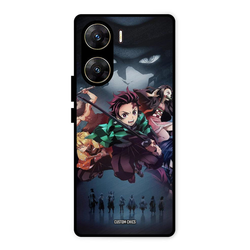 Demon Slayer Corp Vivo V29e Mobile Back Cover - Anime PrintShield Case