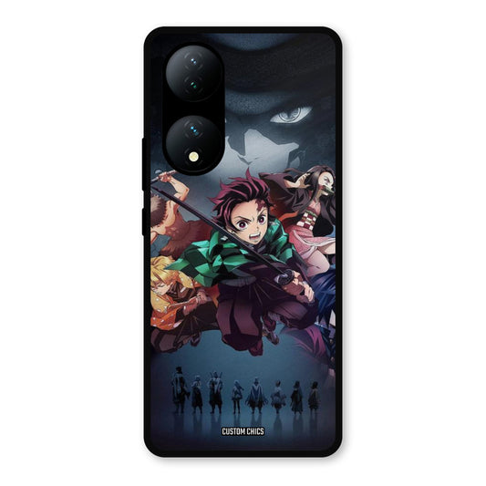 Demon Slayer Corp Vivo Y100 Mobile Back Cover - Anime PrintShield Case