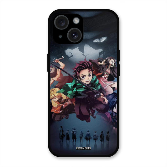 Demon Slayer Corp iPhone 15 Plus Mobile Back Cover - Anime PrintShield Case