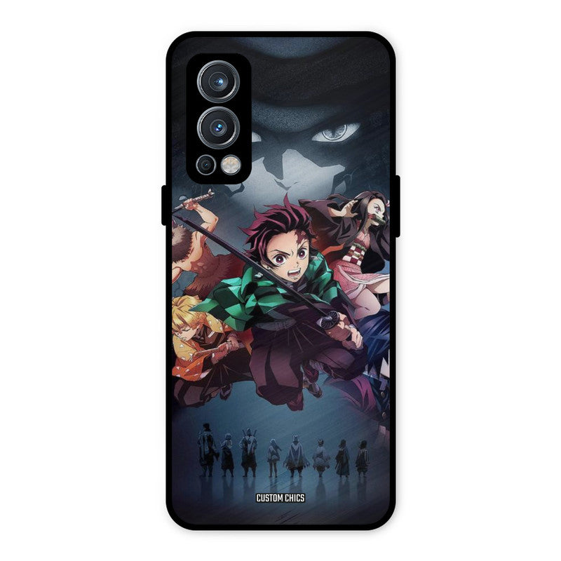 Demon Slayer Corp OnePlus Nord 2 5G Mobile Back Cover - Anime PrintShield Case