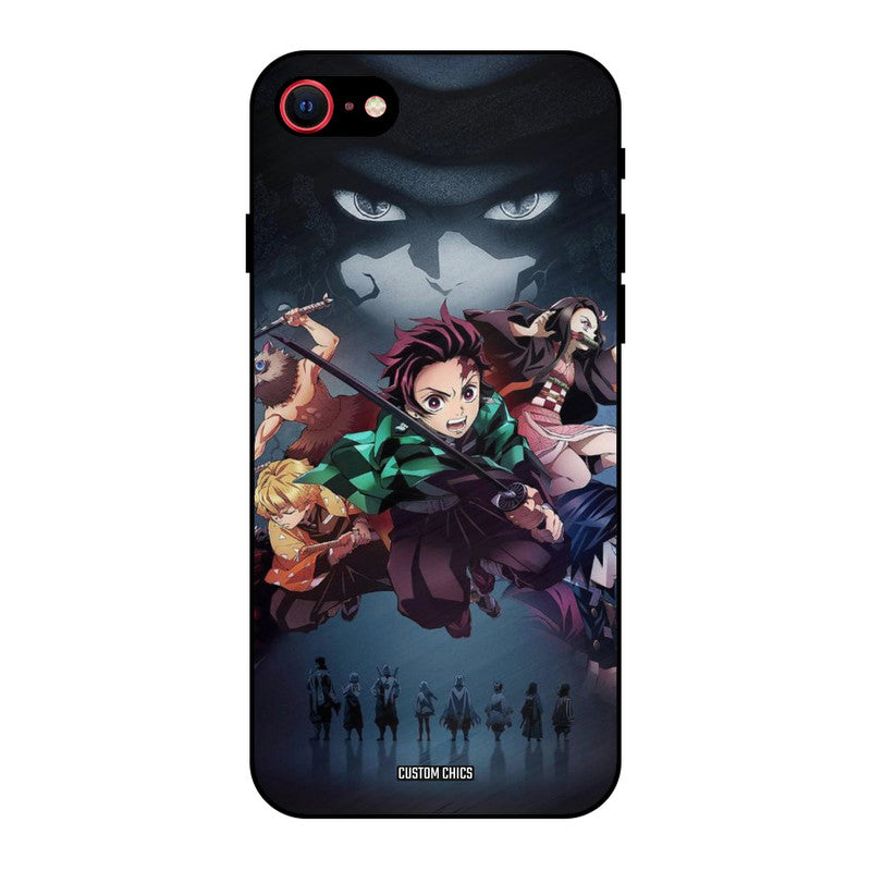 Demon Slayer Corp iPhone SE 2020 Mobile Back Cover - Anime PrintShield Case