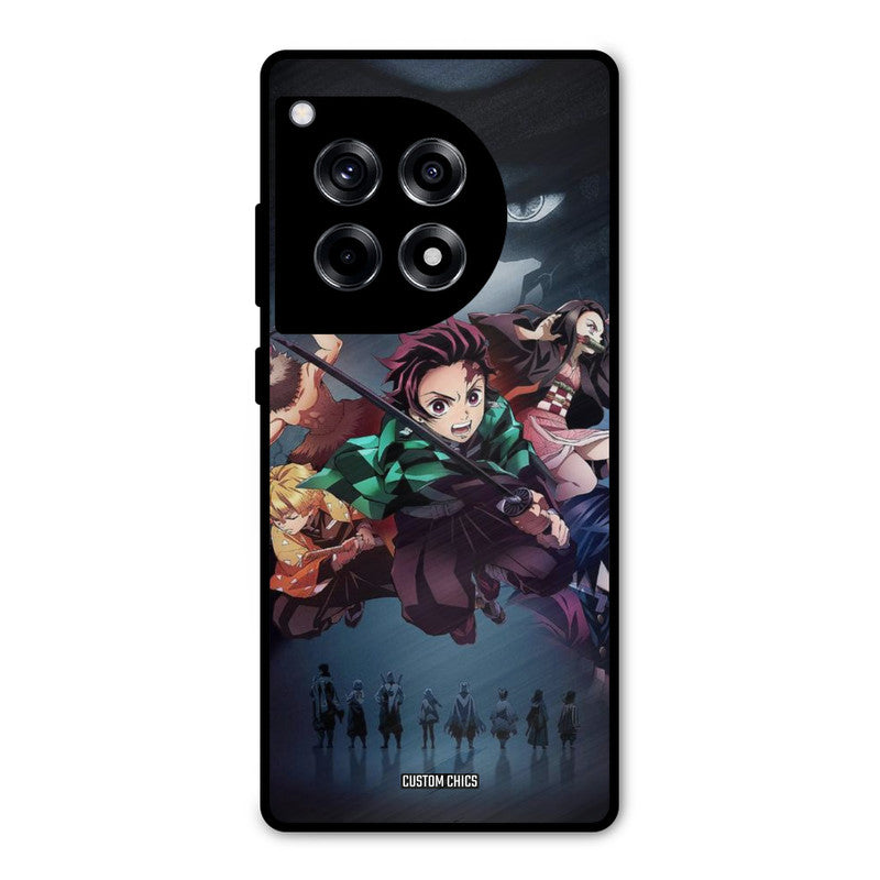 Demon Slayer Corp OnePlus 12R Mobile Back Cover - Anime PrintShield Case